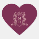 Search for burgundy monogram stickers Crest