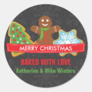 Search for gingerbread man stickers Christmas baking