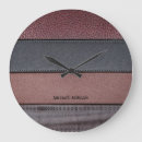 Search for brown leather clocks Luxury