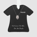 Search for police badge christmas tree decorations Cop