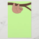 Search for sloth stationery paper Tropical
