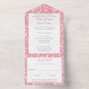 Search for pink paisley wedding invitations Lace