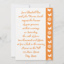Search for orange butterfly invitations Tangerine