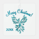 Search for phoenix rising christmas tree decorations Mythical bird