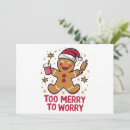 Search for funny gingerbread christmas cards 2025