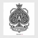 Search for card symbol stickers Spades