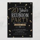 Search for 20 invitations Black and gold