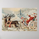 Search for santa reindeer posters Winter