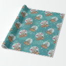 Search for christmas snow globe wrapping paper Watercolor