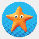 Search for blue starfish stickers Marine life