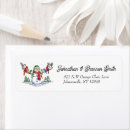 Search for frosty the snowman return address labels Scarf