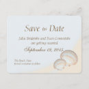 Search for sea shells save the dates Sand dollar