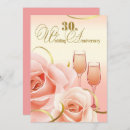 Search for 30th anniversary party invitations 30 years of marriage