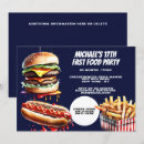 Search for fast food invitations French fries