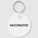 Search for vaccine key rings Black and white