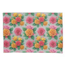 Search for decorative floral pillowcases Roses