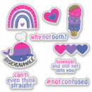 Search for bisexual pride flag stickers Rainbow