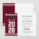 Search for 4x6 high school graduation invitations Script typography