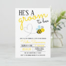 Search for groom shower invitations Black