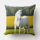 Search for white horse cushions Nature
