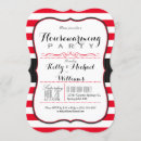 Search for red housewarming invitations White