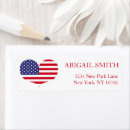 Search for heart shape return address labels Usa