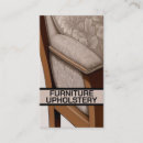 Search for upholstery business cards Upholsterer