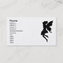 Search for fairy business cards Silhouette