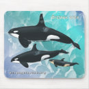 Search for blue whales mousepads Orca