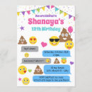 Search for emoji party invitations Teen