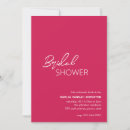 Search for fuchsia bridal shower invitations Modern