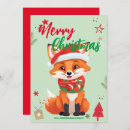 Search for funny fox christmas cards Santa