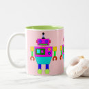 Search for robot illustration mugs Cute