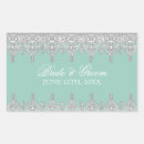 Search for aqua blue wedding stickers Vintage