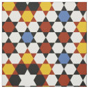 Search for hexagon pattern fabric Retro