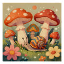 Search for vintage mushrooms posters Retro