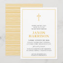 Search for yellow christening invitations Simple