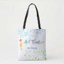 Search for art teacher tote bags Colourful