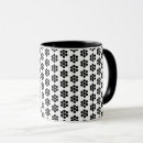 Search for black white yellow mugs Polka dots