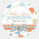 Search for orange polka dot stickers Baby shower