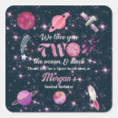 Search for love you to the moon stickers Pink