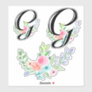 Search for alphabet letter g stickers Initial