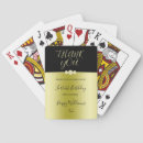 Search for fortis playing cards Black and gold