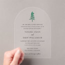 Search for pine tree wedding invitations Modern