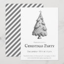 Search for black and white tree christmas invitations Minimalist