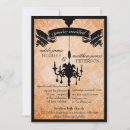 Search for orange and black wedding invitations Vintage