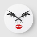 Search for black and white lips art Red