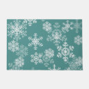 Search for teal christmas doormats Snowflakes