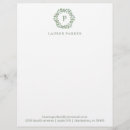 Search for nature business stationery Green leaves