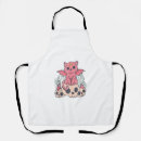 Search for cute skull aprons Cat